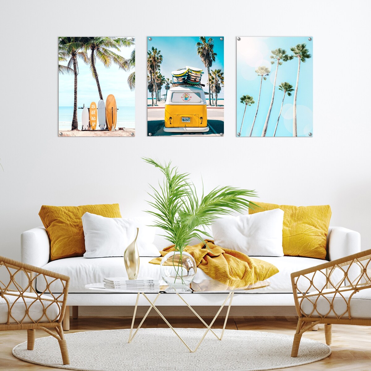 Americanflat - Coastal Wall Art Set - Choose Your Surfboard, by Gal Design