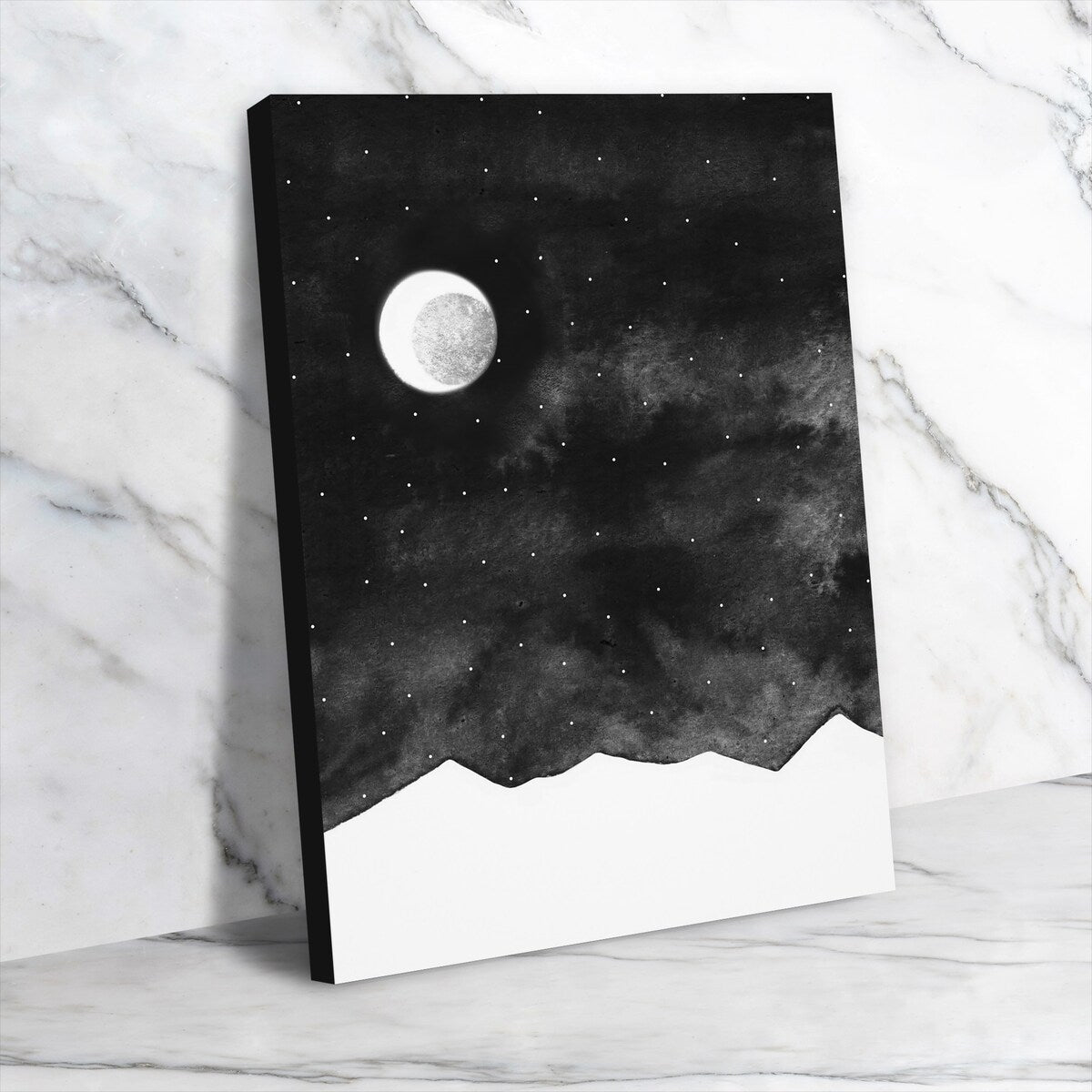 Americanflat - Moonlight by Antonia Jurgens - 8" x 10" Wrapped Canvas Wall Art