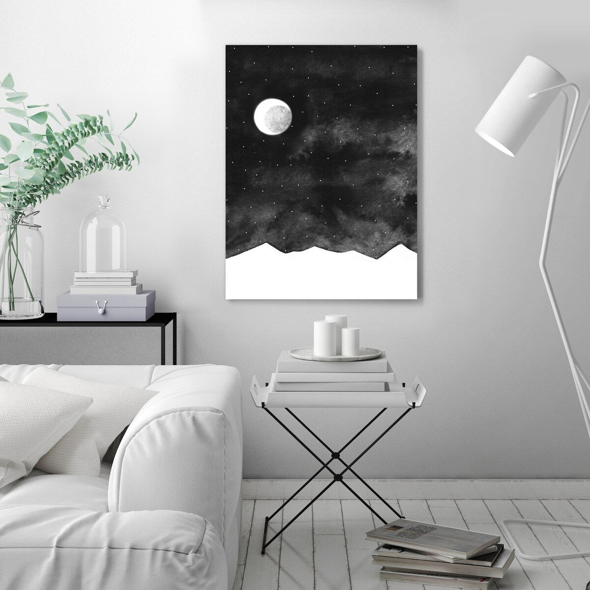 Americanflat - Moonlight by Antonia Jurgens - 8" x 10" Wrapped Canvas Wall Art