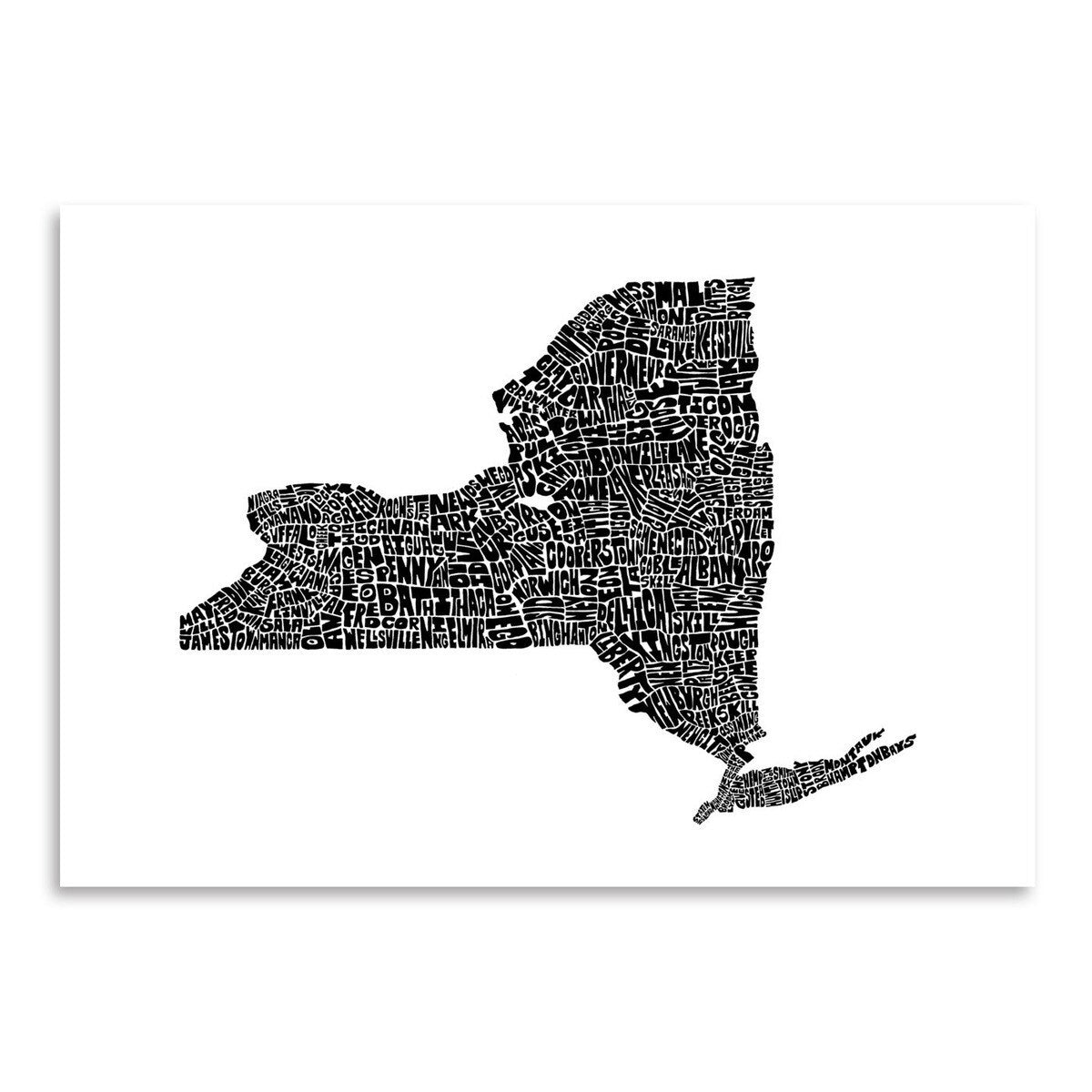Americanflat - New York by Joe Brewton - 16"x20" Poster Art Print