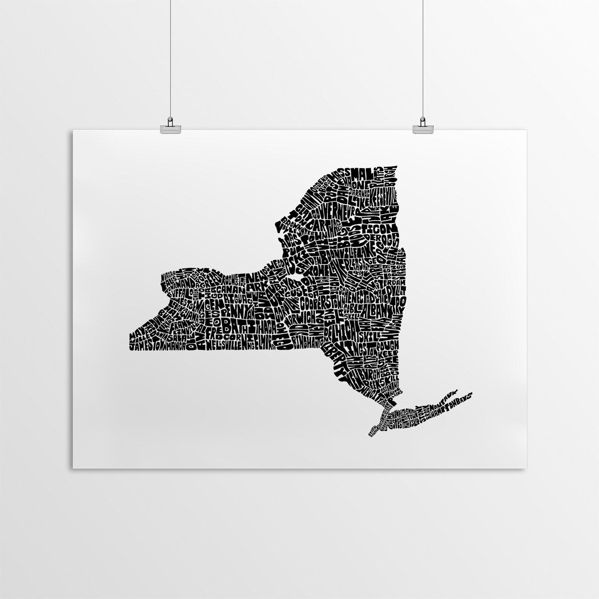 Americanflat - New York by Joe Brewton - 16"x20" Poster Art Print
