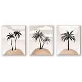 Americanflat - Rustic Wall Art Set - Abstract Palm 3, by Gal Design