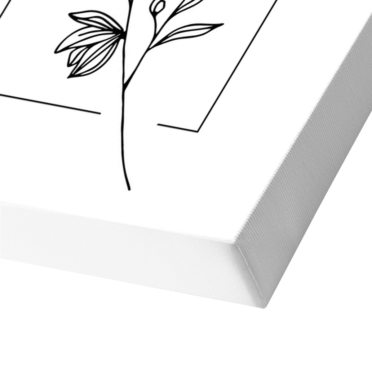 Americanflat - Rustic Wall Art Set - Botanical Minimalist, Flowers by Artvir