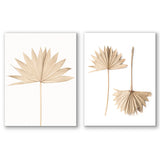 Americanflat - Rustic Wall Art Set - Fan Leaf, Fan by Sisi and Seb
