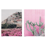 Americanflat - Rustic Wall Art Set - Positano, Cactus at by Sisi and Seb