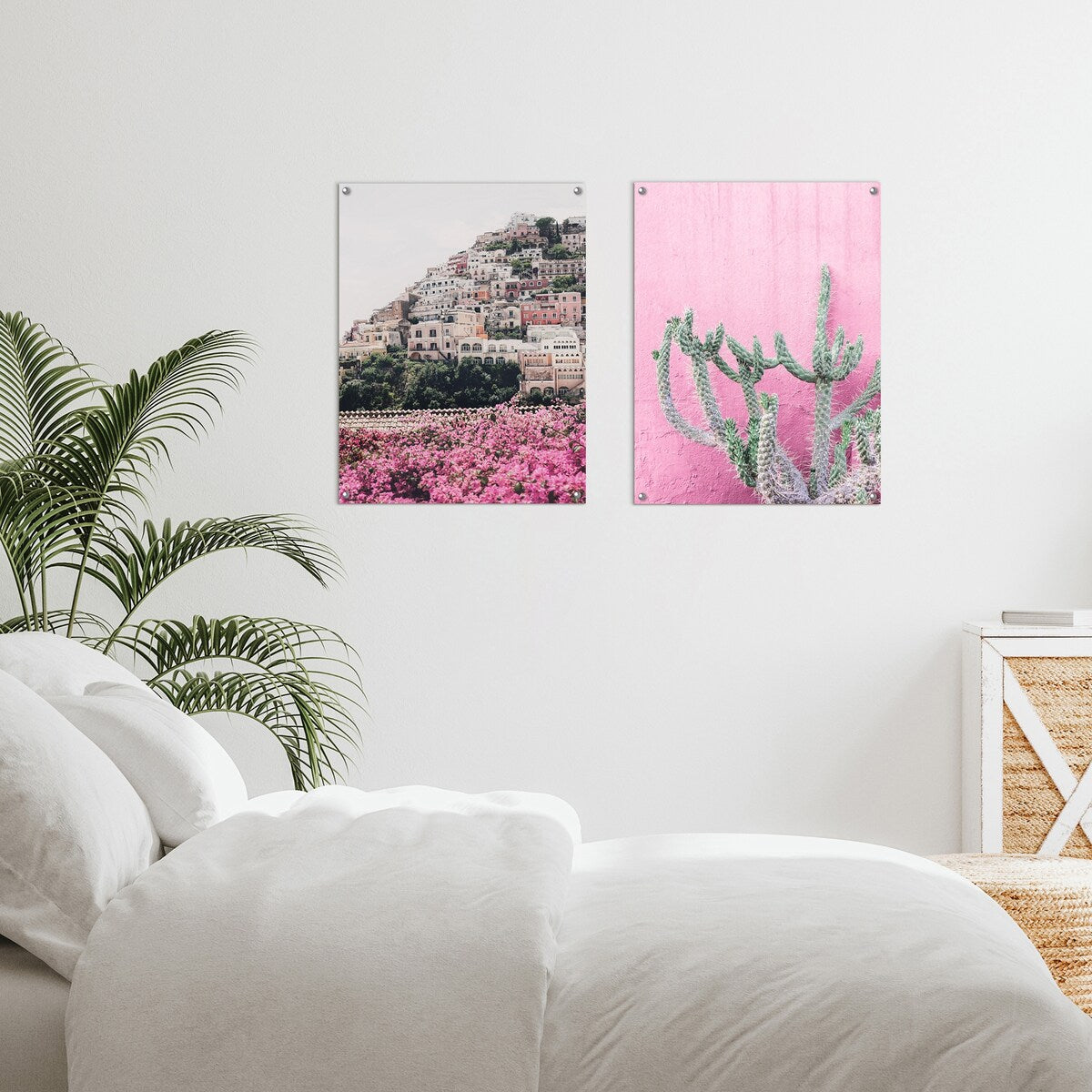 Americanflat - Rustic Wall Art Set - Positano, Cactus at by Sisi and Seb