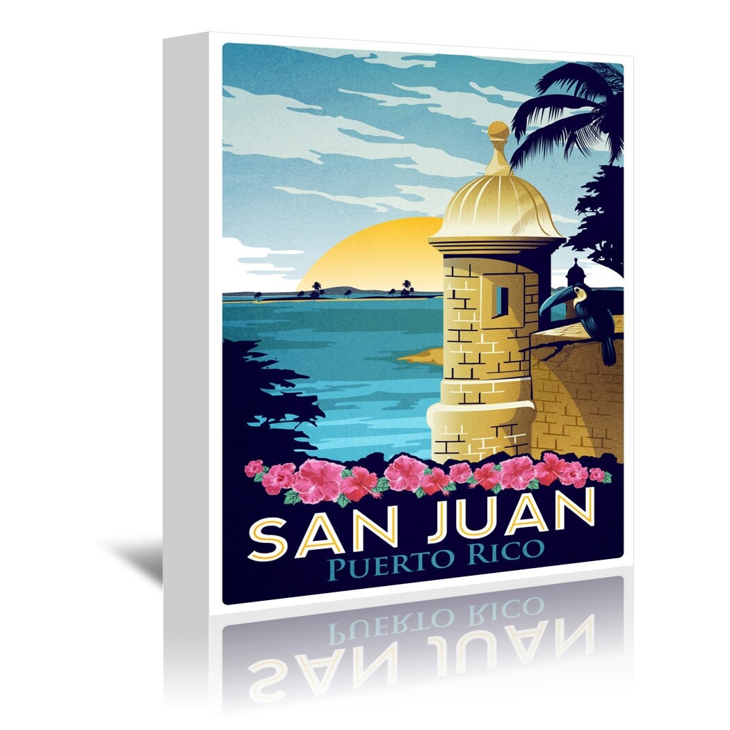 Americanflat - San Juan Pr by Matthew Schnepf - 8"x10" Wrapped Canvas Wall Art