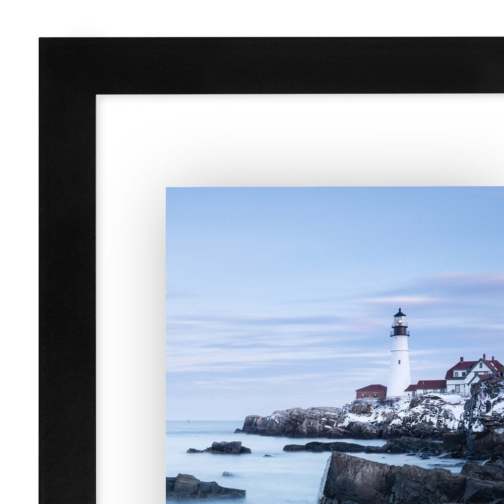 Americanflat 10 Pack - 8x10 Black Floating Frames - Modern Picture Frames Designed to Display Floating Photographs