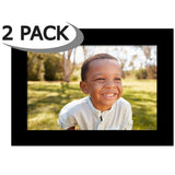 Americanflat 4x6 Picture Frame, Black, 2 Pack