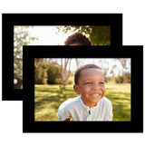 Americanflat 4x6 Picture Frame, Black, 2 Pack