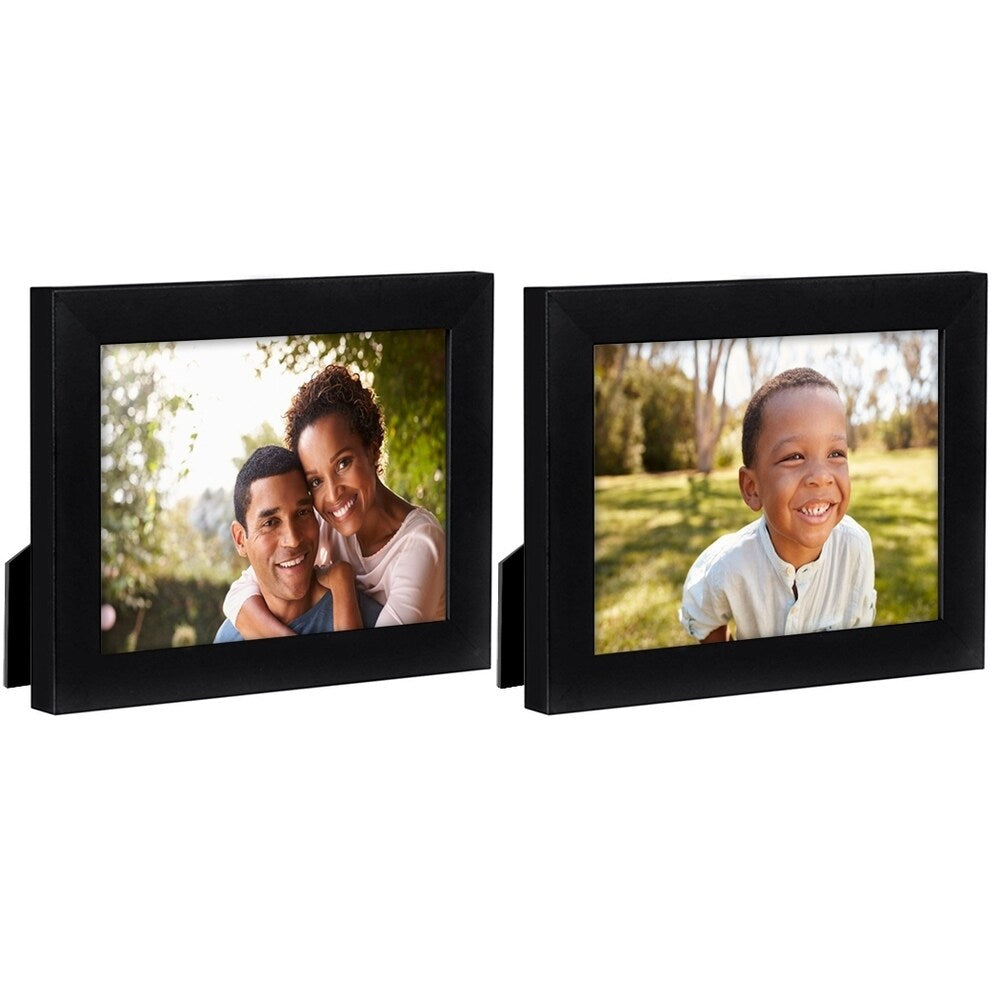 Americanflat 4x6 Picture Frame, Black, 2 Pack