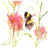 Americanflat 71" x 74" Shower Curtain, Bumblebee by Suren Nersisyan