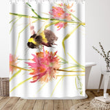 Americanflat 71" x 74" Shower Curtain, Bumblebee by Suren Nersisyan