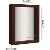 Americanflat 8x10 Shadow Box Frame, Mahogany