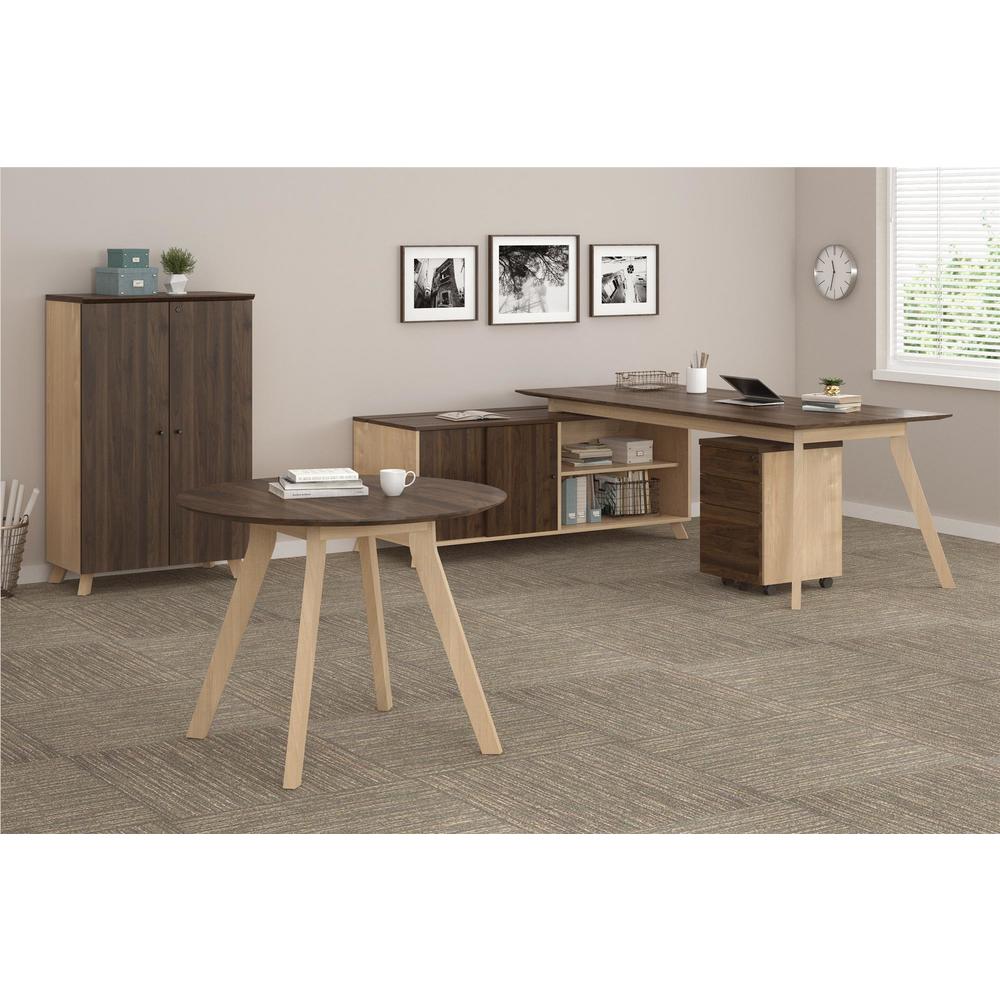 Ameriwood Home AX1 Walnut Meeting Table