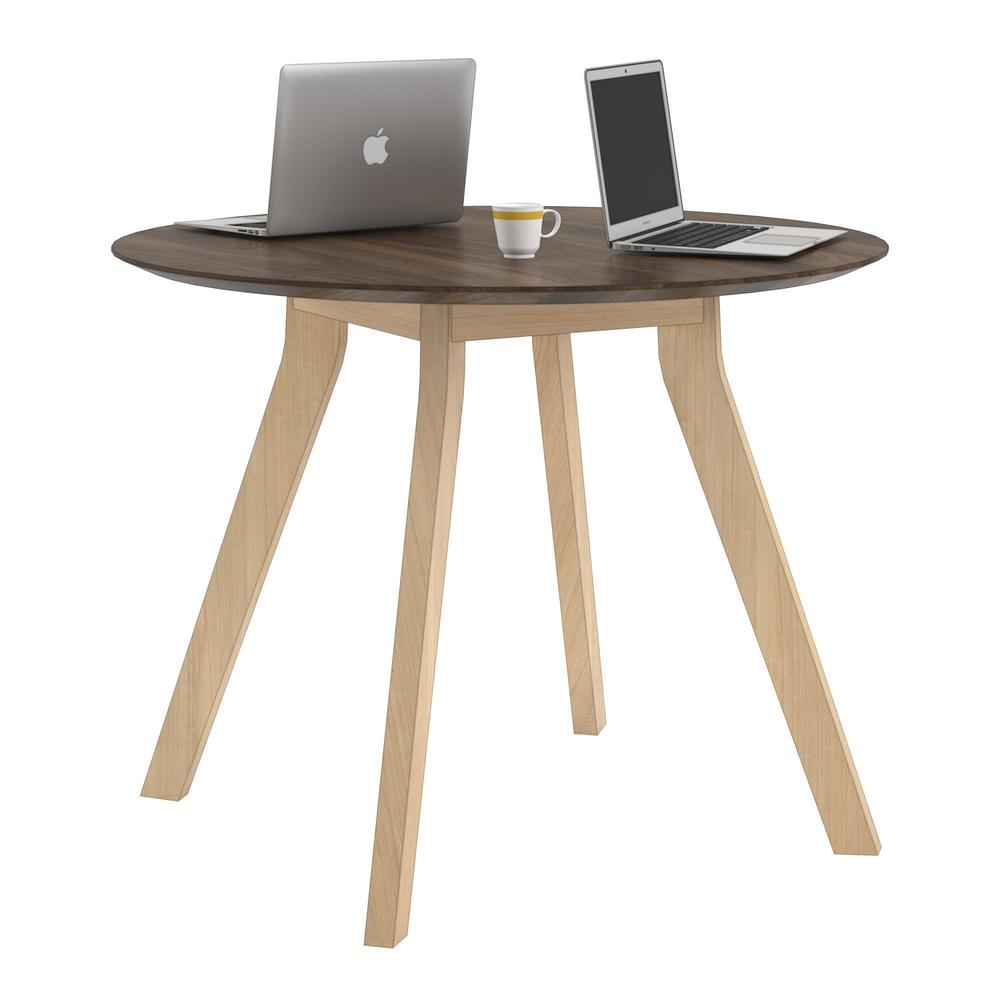 Ameriwood Home AX1 Walnut Meeting Table