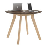 Ameriwood Home AX1 Walnut Meeting Table