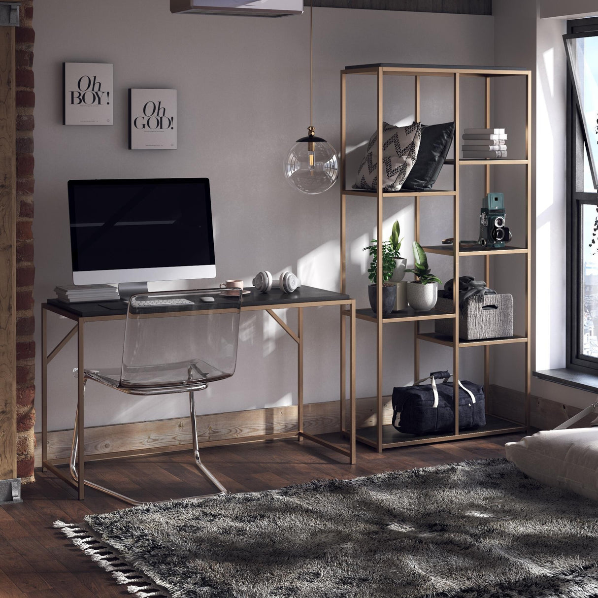 Ameriwood Home Machias 5 Shelf Bookcase