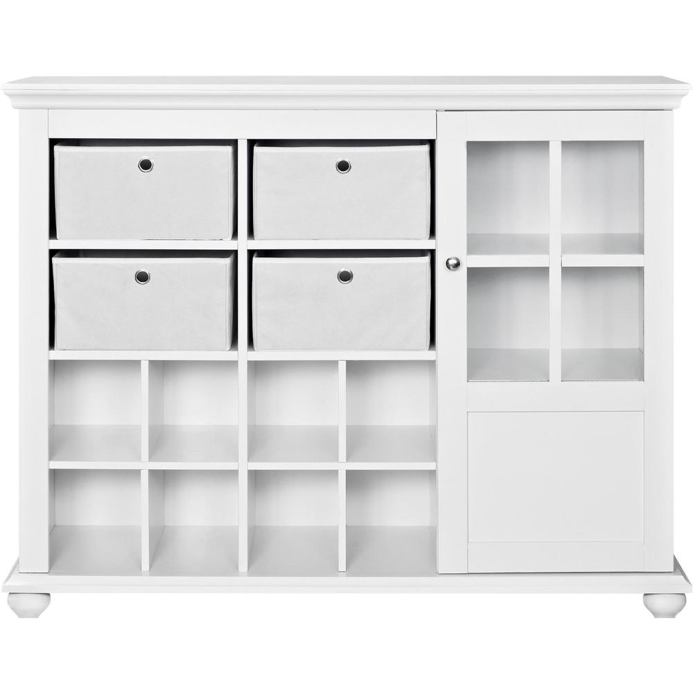 Ameriwood Home Reese Park 4-bin Storage Cabinet