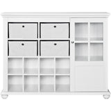 Ameriwood Home Reese Park 4-bin Storage Cabinet