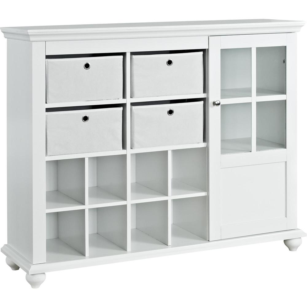Ameriwood Home Reese Park 4-bin Storage Cabinet