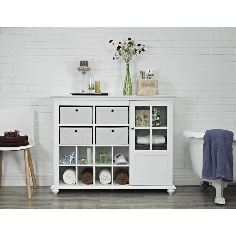Ameriwood Home Reese Park 4-bin Storage Cabinet
