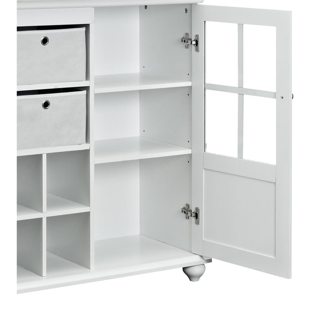 Ameriwood Home Reese Park 4-bin Storage Cabinet