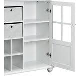 Ameriwood Home Reese Park 4-bin Storage Cabinet