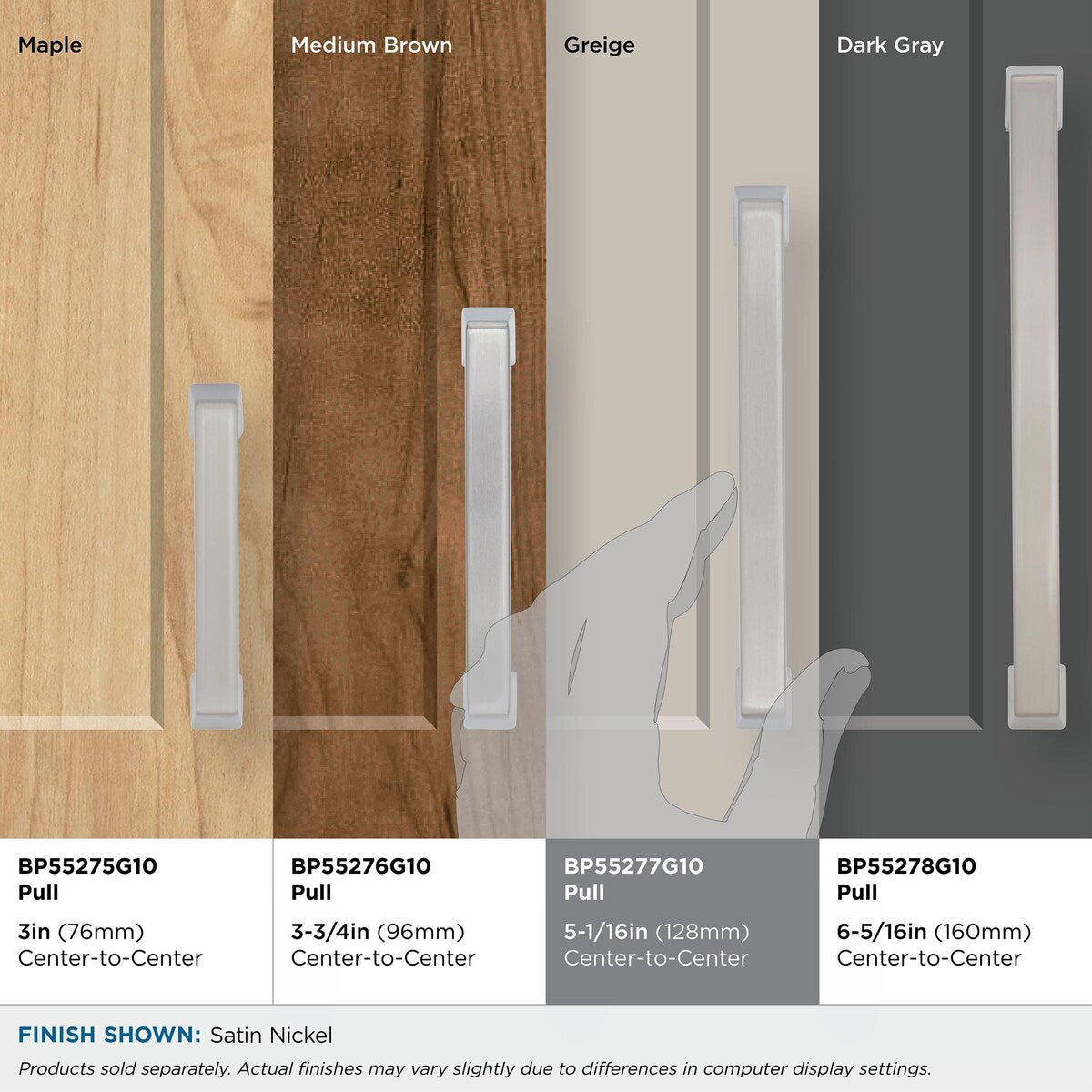 Amerock Blackrock Kitchen Cabinet Pull