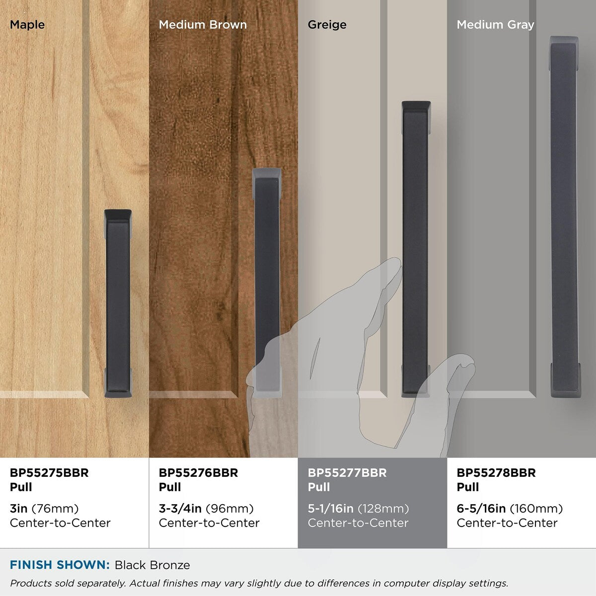 Amerock Blackrock Kitchen Cabinet Pull