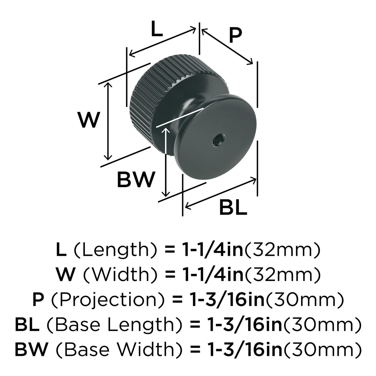 Amerock Carrigan Cabinet or Furniture Knob