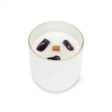 Amethyst Crystal Candle