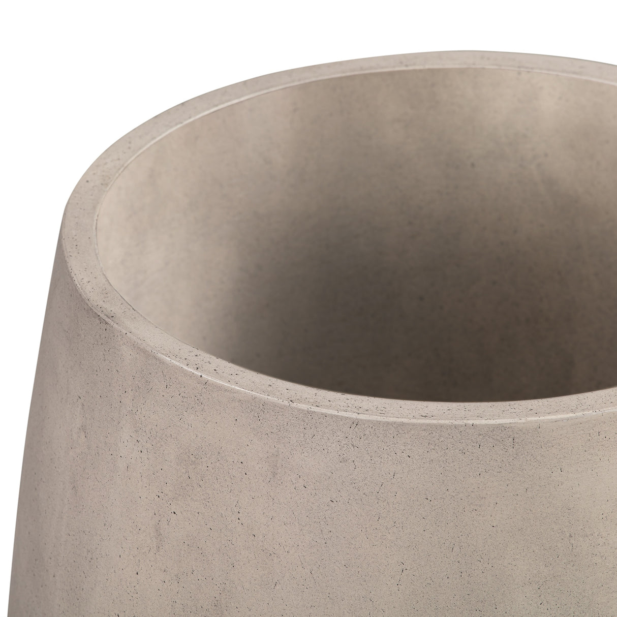 Amethyst Modern Lightweight Concrete Indoor or Outdoor Planter