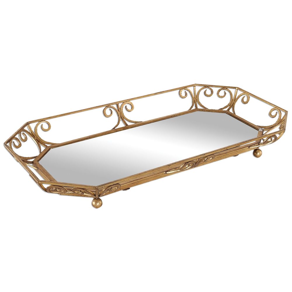 Amias Metal Gold Tray