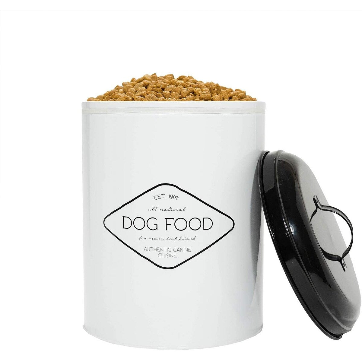 Amici Pet Buster Pet Treat Storage Canister Jar - 9.5"Dia. x 12"H