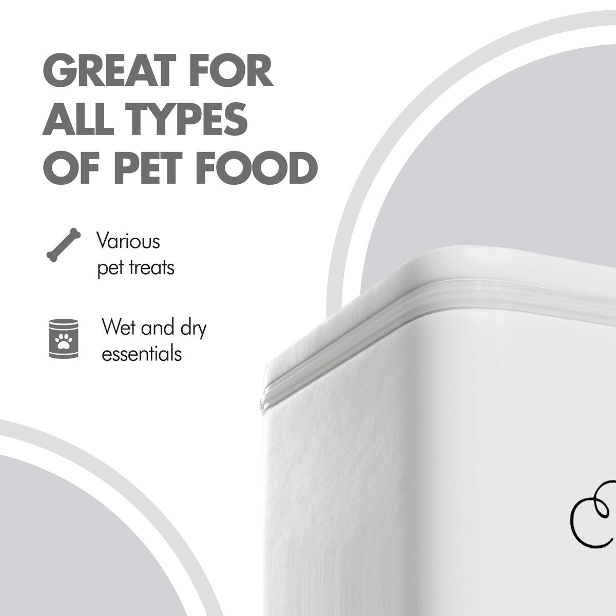 Amici Pet Sparky Treat Collection Storage Canister - 36 oz