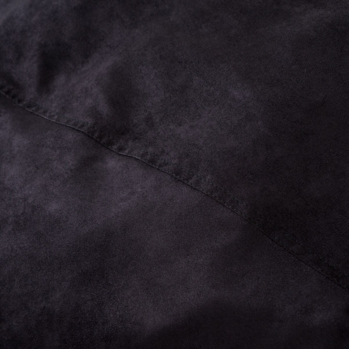 Amira Traditional 5 Foot Suede Bean Bag, Black