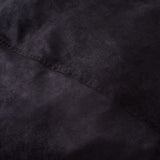 Amira Traditional 5 Foot Suede Bean Bag, Black