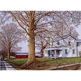 Amish Farm-THEWIN16506 Print 23.75"x32.25" by Thelma Winter