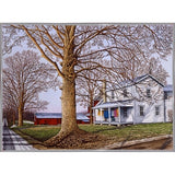 Amish Farm-THEWIN16506 Print 23.75"x32.25" by Thelma Winter