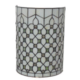 Amora Lighting Tiffany Style Jeweled 13.5-inch Wall Lamp