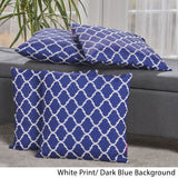Amorie Quatrefoil Fabric Pillow (Set of 4) by Christopher Knight Home