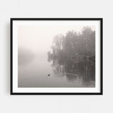 Amper Bavaria Germany River In Mist Photography Fog Art Print/Poster