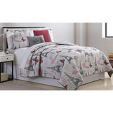 Modern Threads Chateau 5-Piece Reversible Quilted Coverlet Set