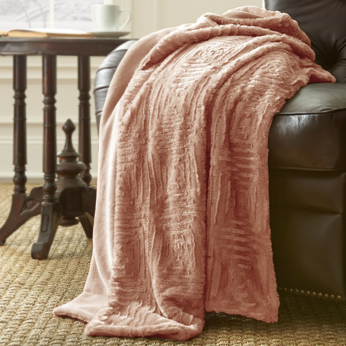 Modern Threads Plush and Cozy Faux Fur Throw