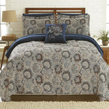Modern Threads Corsicana 8-Piece Printed Reversible Bed Set