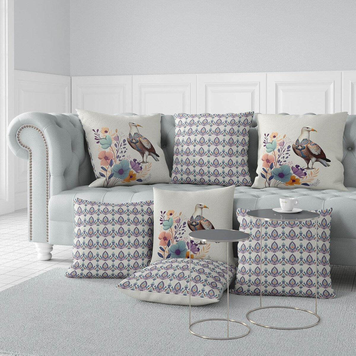 Albatros Throw Pillow Cover