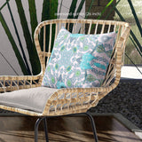 Amrita Sen Paisley Leaf Geo Indoor Outdoor Pillow Zip