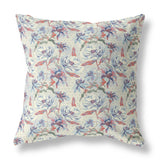 Amrita Sen Roses Sprayed Stars Suede Blown and Closed Pillow