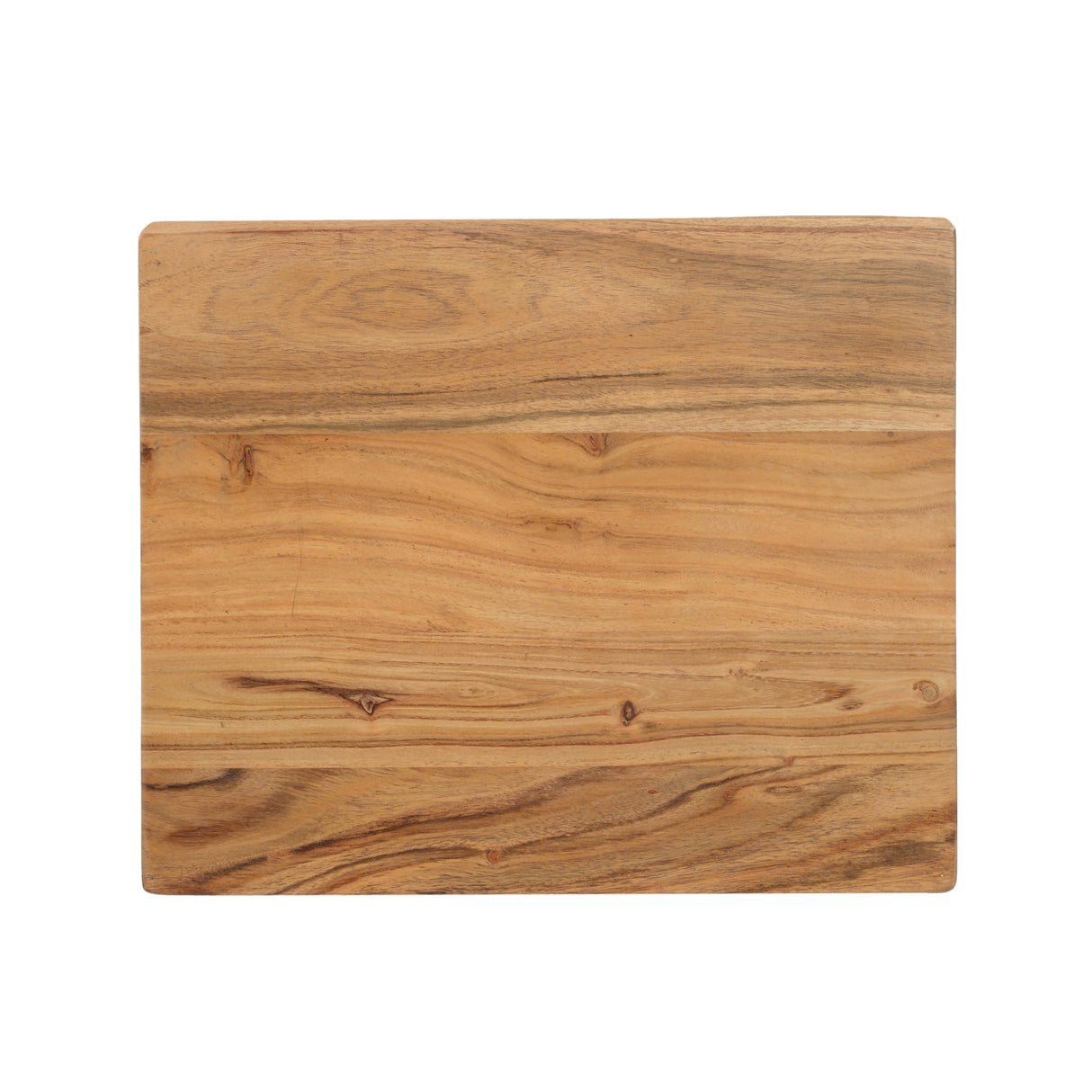 Amwiler Modern Handcrafted Acacia Wood Side Table by Christopher Knight Home